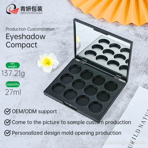 Hoogwaardige plastic oogschaduw Compact Case